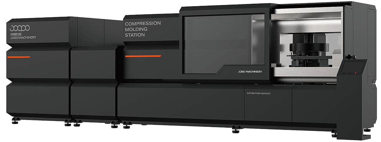 cap compression moulding machine